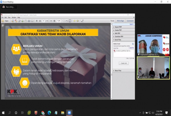 Katakan Tidak untuk Gratifikasi dan Benturan Kepentingan