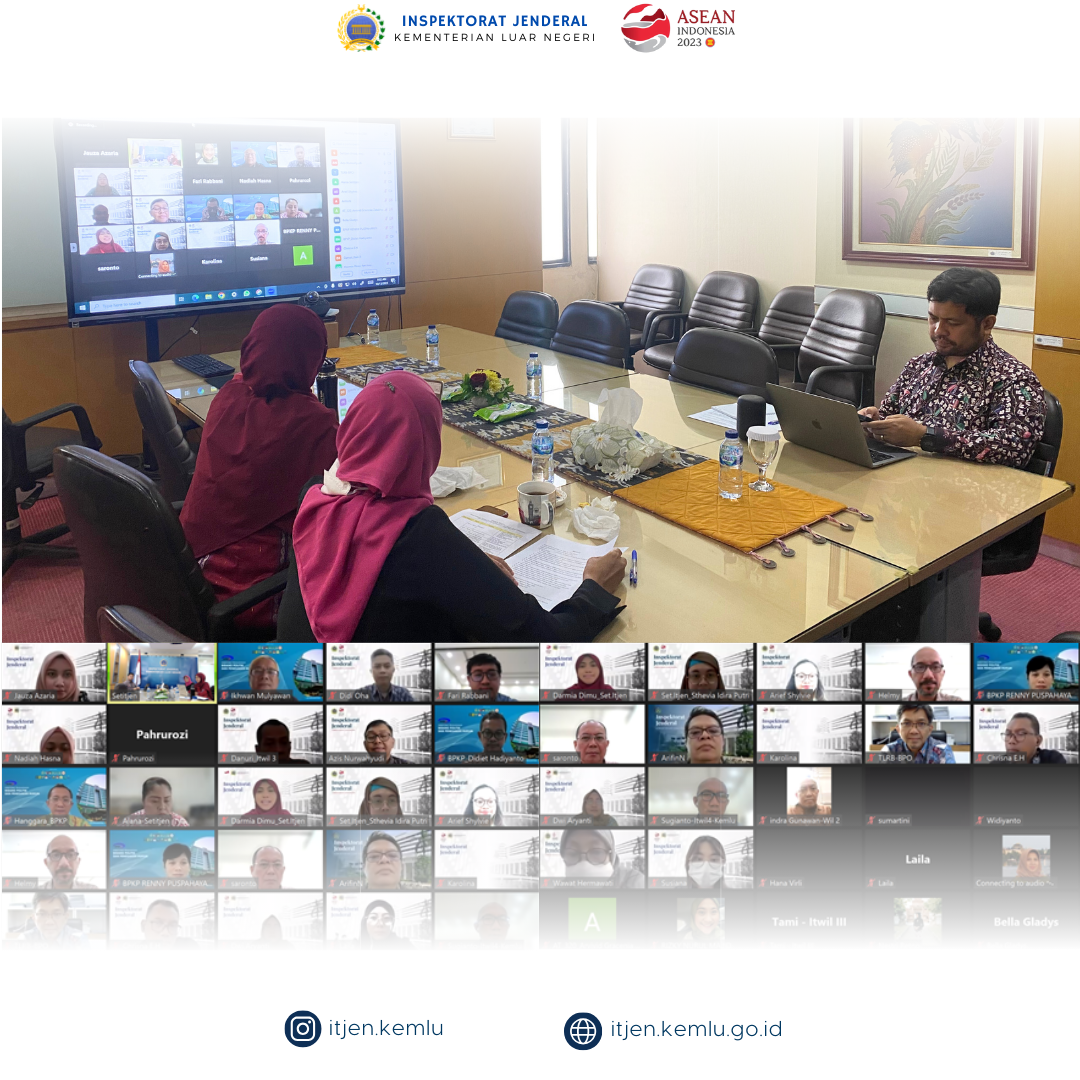 Bimbingan Teknis Penjaminan Kualitas atas Penilaian Mandiri Maturitas Sistem Pengendalian Intern Pemerintah (SPIP) Kementerian Luar Negeri.